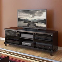 CorLiving - Holland TV Stand, for TVs up to 75" - Ravenwood Black