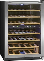 Frigidaire - 38-Bottle Wine Cooler - Stainless Steel