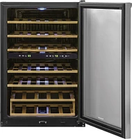 Frigidaire - 38-Bottle Wine Cooler - Stainless Steel