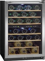 Frigidaire - 38-Bottle Wine Cooler - Stainless Steel