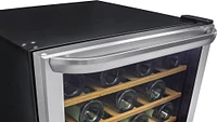 Frigidaire - 38-Bottle Wine Cooler - Stainless Steel