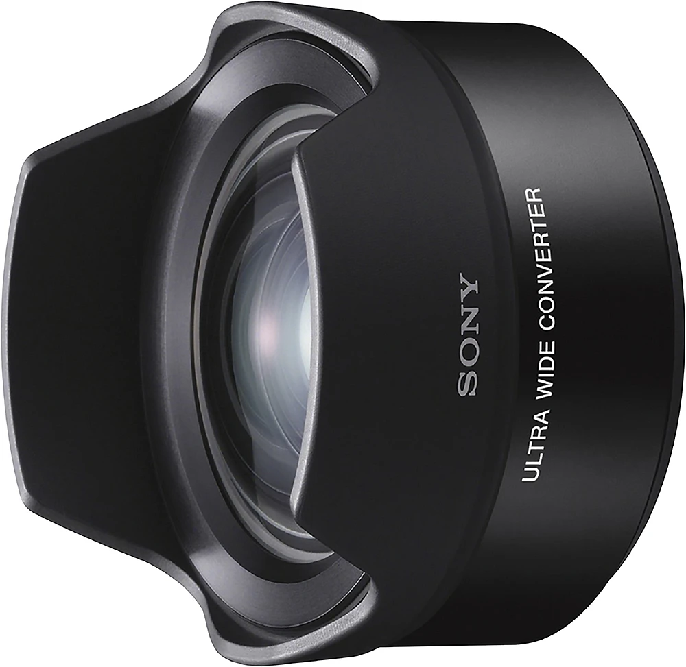 Sony - Wide Converter Lens for Select E-Mount Cameras - Black