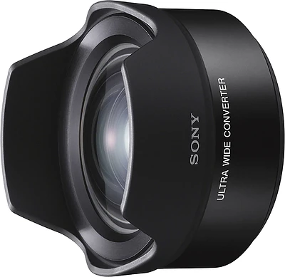 Sony - Wide Converter Lens for Select E-Mount Cameras - Black