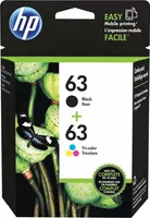 HP - 63 2-Pack Standard Capacity Ink Cartridges - Black & Tri-Color