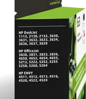 HP - 63 2-Pack Standard Capacity Ink Cartridges - Black & Tri-Color