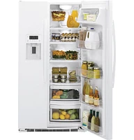 GE - Cu. Ft. Side-by-Side Counter-Depth Refrigerator