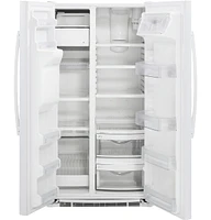 GE - Cu. Ft. Side-by-Side Counter-Depth Refrigerator