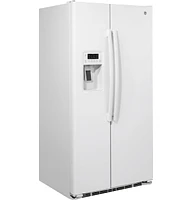 GE - Cu. Ft. Side-by-Side Counter-Depth Refrigerator