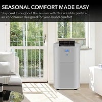 Whynter - Elite 400 Sq. Ft. Portable Air Conditioner and Heater - White