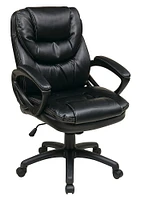 Office Star Products - Faux Leather Manager's Chair