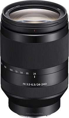 Sony - FE 24-240mm f/3.5-6.3 OSS Full-Frame E-Mount Telephoto Zoom Lens - Black