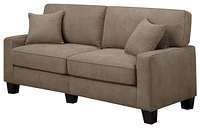 Serta - RTA Martinique Collection 73" Fabric Sofa - Dominica Earth