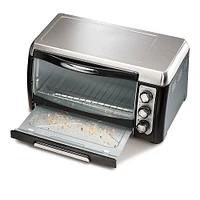Hamilton Beach - 6 Slice Capacity Toaster Oven - Black