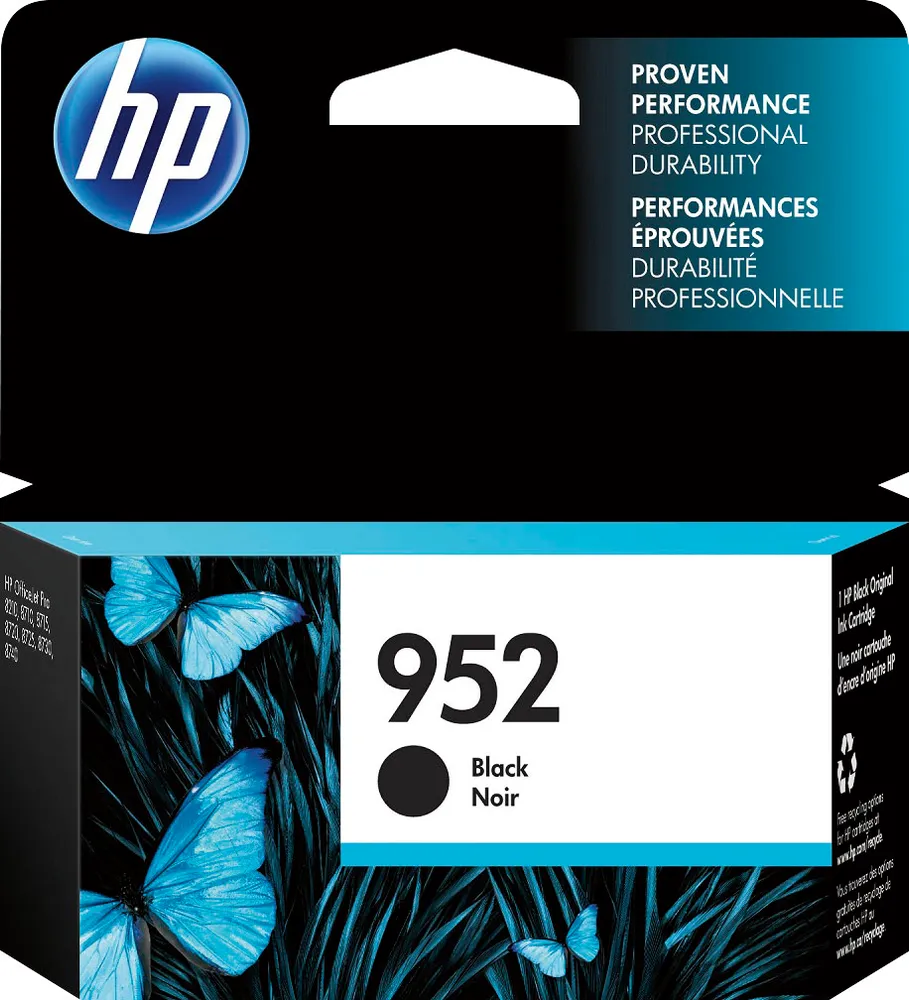 HP - 952 Standard Capacity Ink Cartridge - Black