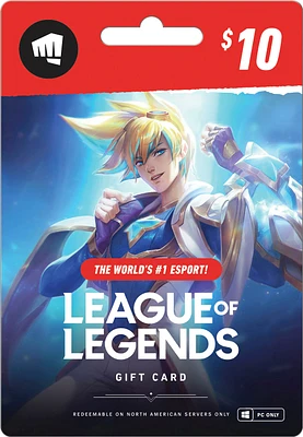 $10 League of Legends Game Card