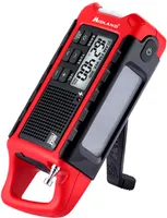 Midland - Weather Alert Radio - Red, Black