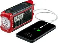 Midland - Weather Alert Radio - Red, Black