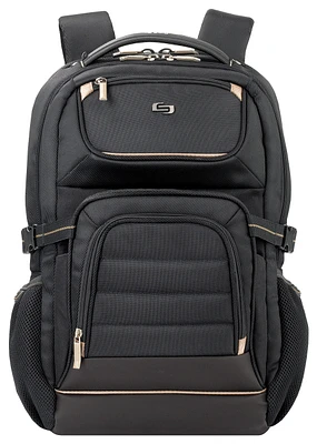 Solo New York - Pro Laptop Backpack for 17.3" Laptop - Black/Gold