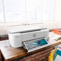 HP - DeskJet 3755 Wireless All-In-One Instant Ink Ready Inkjet Printer - Stone