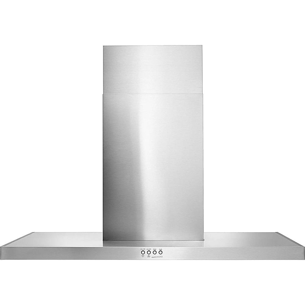 Whirlpool - 36" Convertible Flat Range Hood - Stainless Steel