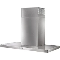 Whirlpool - 36" Convertible Flat Range Hood - Stainless Steel