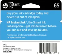 HP - 65 Standard Capacity Ink Cartridge - Tri-Color