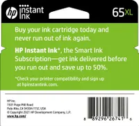 HP - 65XL High-Yield Ink Cartridge - Black