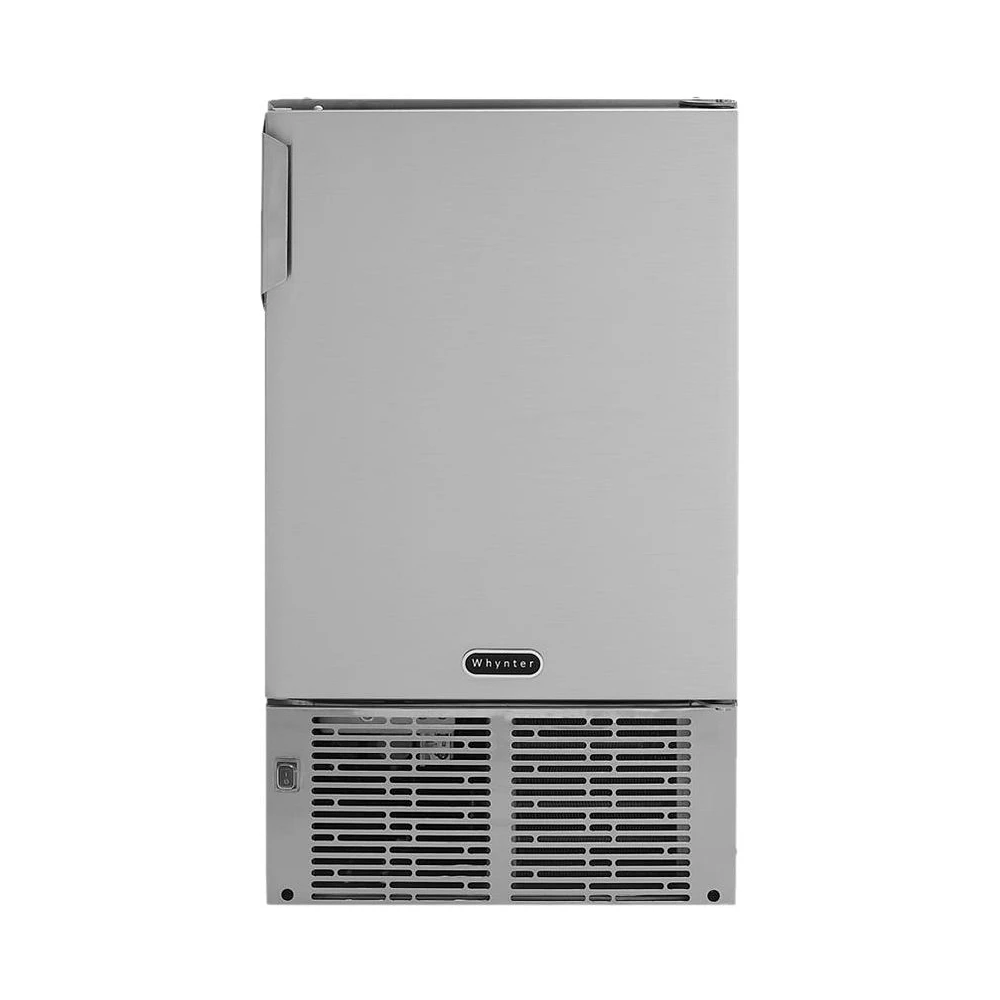 Whynter - 14" 23 lb Freestanding Icemaker - Stainless Steel