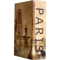 Barska - Paris Book Lock Box with Combination Lock - Beige/Brown