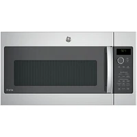 GE Profile - 2.1 cu. ft. Sensor Over-the-Range Microwave - Stainless Steel