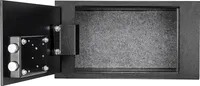 Barska - Floor Safe With Key Lock 0.22 Cubic Ft AX12656 - Black