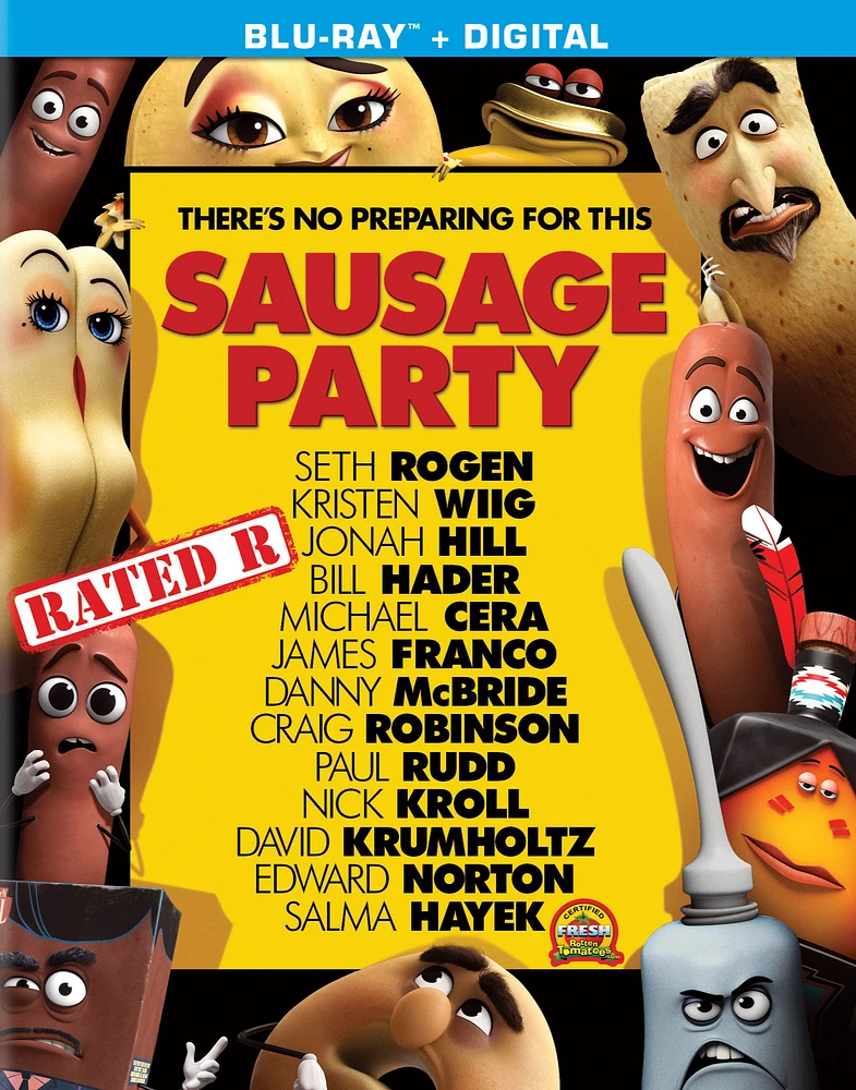 Sausage Party [Includes Digital Copy] [Blu-ray] [2016]