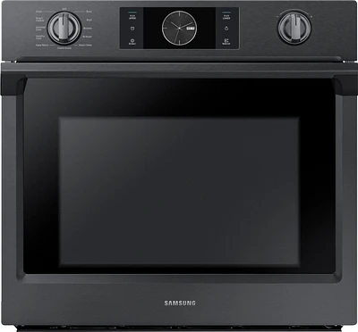 Samsung - 30" Single Wall Oven with Flex Duo, Steam Cook and WiFi