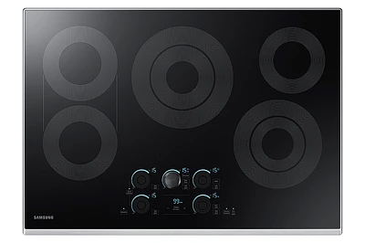 Samsung - 30" Electric Cooktop with WiFi and Rapid Boil