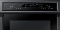 Samsung - 30" Double Wall Oven with Steam Cook and WiFi - Black Stainless Steel