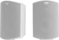 Polk Audio - Patio 200 5" 2-Way Indoor/Outdoor Loudspeakers (Pair) - White