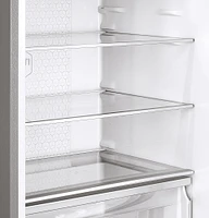 Haier - 15 Cu. Ft. Bottom-Freezer Refrigerator - Stainless Steel