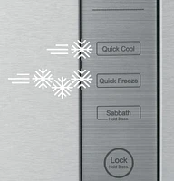 Haier - 15 Cu. Ft. Bottom-Freezer Refrigerator - Stainless Steel