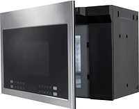 Haier - 1.4 Cu. Ft. Over-the-Range Microwave with Sensor Cooking - Stainless Steel