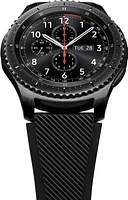 Samsung - Geek Squad Certified Refurbished Gear S3 Frontier Smartwatch 46mm Stainless Steel - Black