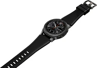 Samsung - Geek Squad Certified Refurbished Gear S3 Frontier Smartwatch 46mm Stainless Steel - Black