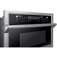 Samsung - 30" Microwave Combination Wall Oven with Steam Cook and WiFi - Stainless Steel