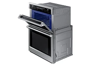 Samsung - 30" Microwave Combination Wall Oven with Steam Cook and WiFi - Stainless Steel