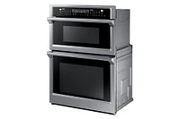 Samsung - 30" Microwave Combination Wall Oven with Steam Cook and WiFi - Stainless Steel