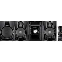 Sharp - 350W 5-Disc Mini Component System - Black