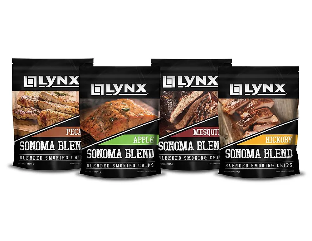 Lynx - Sonoma Blend Wood Chips (4-Count) - Black