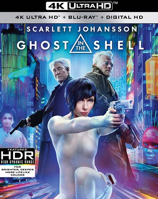 Ghost in the Shell [Includes Digital Copy] [4K Ultra HD Blu-ray/Blu-ray] [2017]