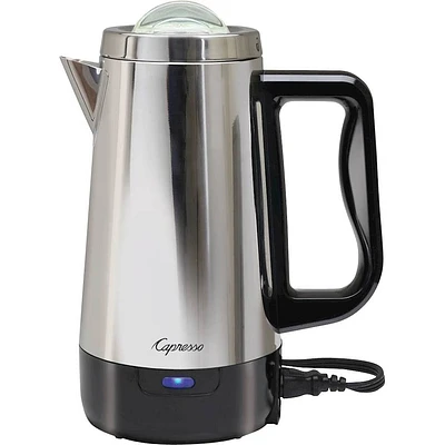 Capresso - 8-Cup Perk - Polished Stainless Steel