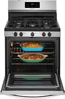 Frigidaire - Self-Cleaning Freestanding Gas Range - Stainless Steel