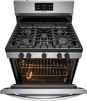 Frigidaire - Self-Cleaning Freestanding Gas Range - Stainless Steel